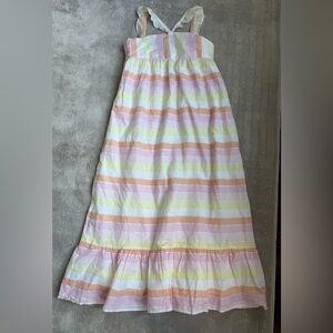 Janie and Jack Pastel Striped Maxi Dress
